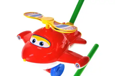 Каталка 9921A "Літачок" з музикою і світлом, в кульку р.35x26x15 см YG Toys купити