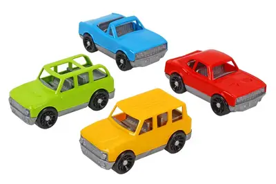 Машина 9895 "Ретро Міні" 4 шт. в сітці ТЕХНОК купити