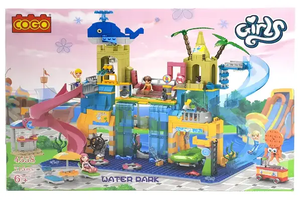 Конструктор "COGO" "Підводний замок" 715дет 4558 (Р) р.49,5*35*7см купити
