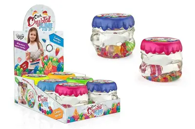 Слайм CS-01-01U "Crystal Slime" 400 гр, в дисплеї 6 шт. DANKO купити