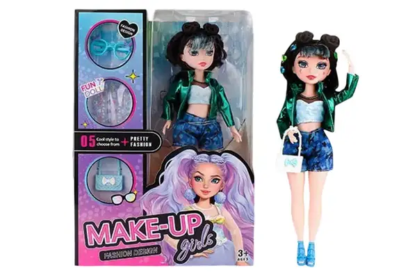 Лялька 29см 2788A Make-up girls з аксесуарами в коробці 31*6*21,5 см купити