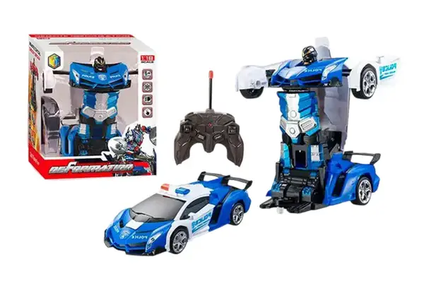 Машина-трансформер на радіокеруванні 27-8KX світло, USB-зарядка, коробка 17.5*15*20 см купити