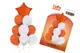 Набір з 9 повітряних кульок "Orange star" ТМ "Твоя Забава" купити недорого в Україні, фото 39690