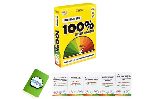 Настільна гра 30949 "100% Весела компанія" Strateg купити