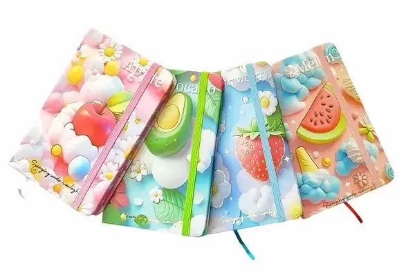 Блокнот на гумці 763616ML, А6 8.7×13.5 cm, 80 арк.,тверда обкладинка Paradise купити