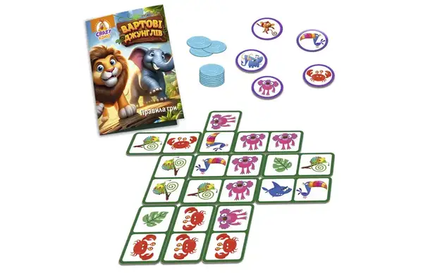 Настільна розважальна гра "Вартові джунглів" VT8055-47 VladiToys купити недорого в Україні, фото 3