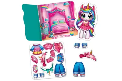 Гра розвиваюча з липучками "Єдиноріжка" VT1320-01 VladiToys купити