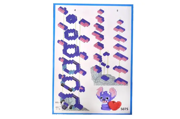 Конструктор Стіч Stitch піксель 1467 / 1558 / 5075 в коробці купити недорого в Україні, фото 6