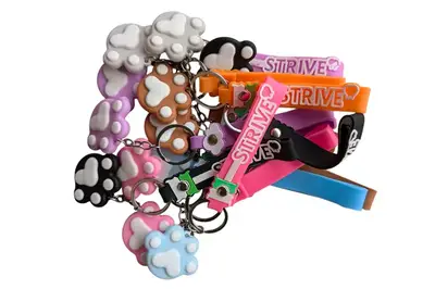 Брелок в наборі "Лапка" 12 шт в упаковці, в асортименті (ціна за шт) 10556 купити