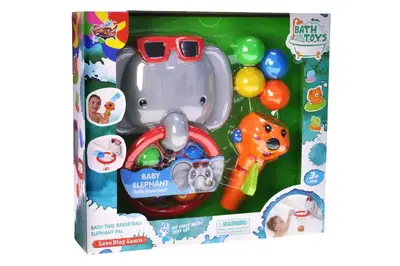 Іграшка для купання 33555 "Слоник" в коробці р.35x8,5x32 см YG Toys купити