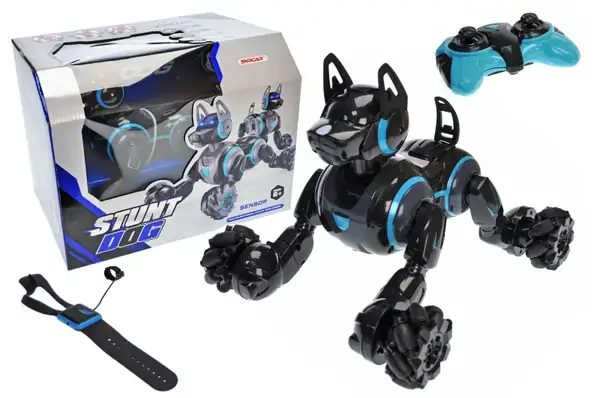 Інтерактивна собака на радіокеруванні жестами, на акумуляторі, в коробці 666-800A р.31*25,6*24см купити недорого в Україні, фото 3