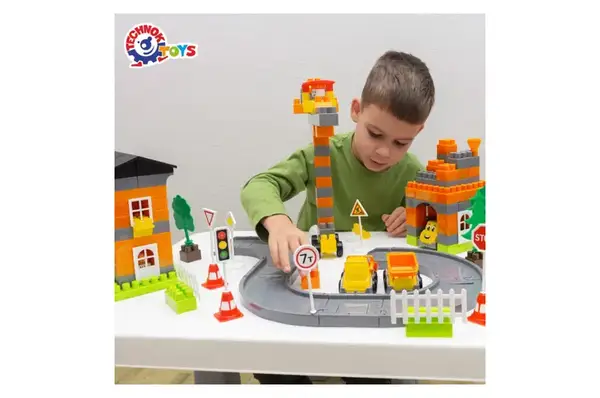 Конструктор блочний 9994 "Будмайданчик” 170 дет. в коробці ТЕХНОК купити недорого в Україні, фото 6