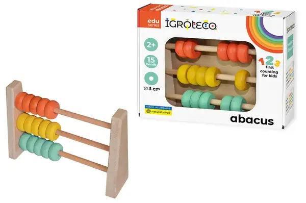 Дерев'яна гра "Рахівничка" 900132 IGROTECO купити