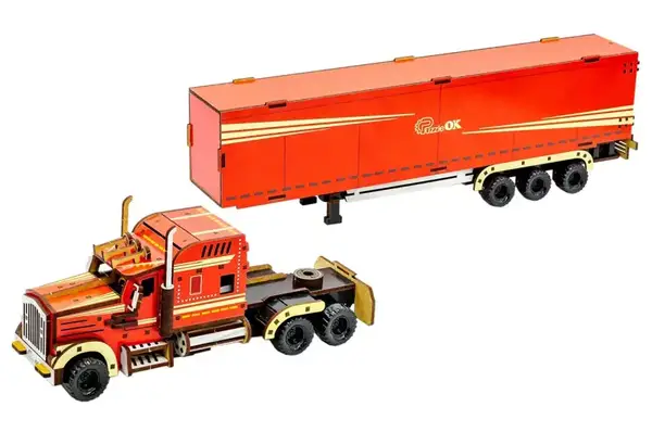 Конструктор Puz-00952 "Wood Truck", дерев'яний PuzzleOk купити недорого в Україні, фото 7