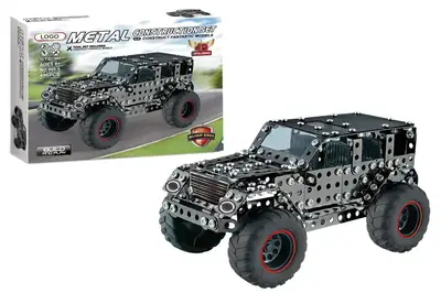 Конструктор металевий 869-9 "Джип" 96 дет. в коробці р.34,5x6x26,5 см YG Toys купити