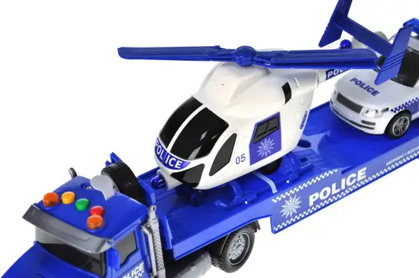 Машина автовоз RJ6674-13 з вертольотом, інерційна, озвучена, зі світлом, в коробці р.47,5x10x17,5 см YG Toys купити недорого в Україні, фото 3