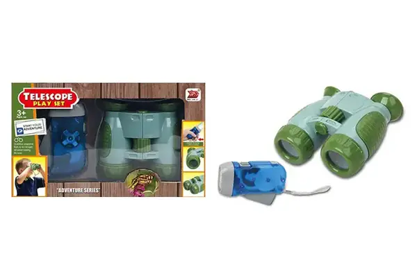 Іграшковий набір 7916 бінокль та ліхтарик в коробці р. 16*26*6,5 см купити