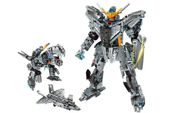 Конструктор 88034A "Трансформер" 884 дет. в коробці р.40,5x9,5x59,5 см YG Toys купити недорого в Україні, фото 5