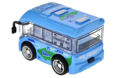 Автобус металевий XG879-017 інерційний, в дисплеї 16шт р.26x24,5x4,5см YG Toys купити