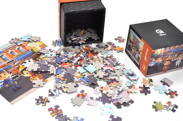 Пазли - 160 елм. - QB500-004 "Суперпрофесії" qbee купити недорого в Україні, фото 2