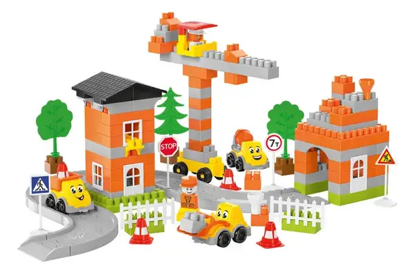 Конструктор блочний 9994 "Будмайданчик” 170 дет. в коробці ТЕХНОК купити недорого в Україні, фото 4