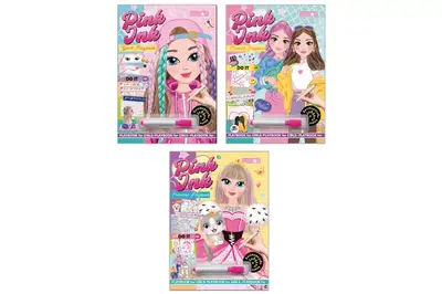 Набір для творчості серія LS-04 "Багаторазова книга завдань для дівчаток "Pink Ink"" МІКС купити