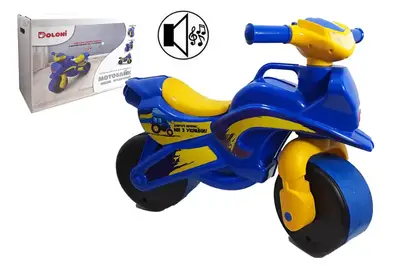 Мотоцикл музичний 0139/64 "Патріот" синьо-жовтий DOLONI купити