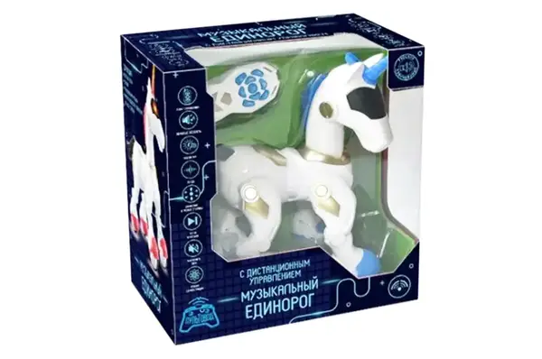 Єдиноріг ZYA-A2995 на радіокеруванні, інтерактивний, музика, світло, коробка 30*19*29 купити недорого в Україні, фото 2