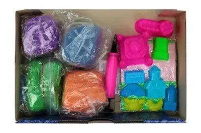 Набір з кінетичним піском KS-02-01U "KidSand" 1600 гр. + пісочниця DANKO купити