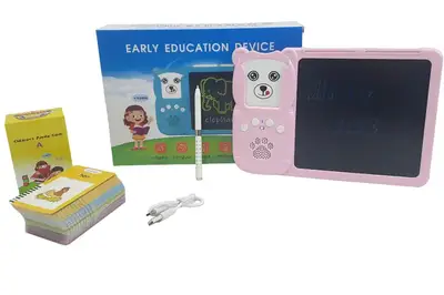 Планшет для малювання LCD Writing Tablet + озвучена абетка Монтессорі 112 карток Y5-1AB р.26*19*5см Планшет для малювання LCD Writing Tablet + озвучена абетка Монтессорі 112 карток Y5-1AB р.26*19*5см купити