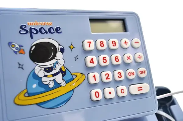 Касовий апарат на батарейках, в коробці QY0086-4 р.37*13,5*21см купити недорого в Україні, фото 4