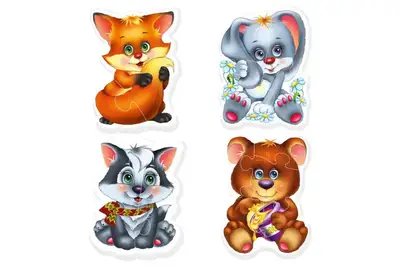 Пазли фомові "Лісові мешканці" VT1106-79 VladiToys купити