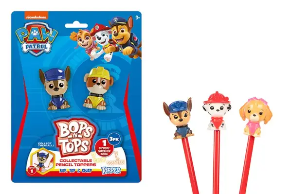 Набір колекційних фігурок-топерів SAMBRO серії "Bop n Tops"–ЩЕНЯЧИЙ ПАТРУЛЬ (3 фігурки, в асортименті) купити