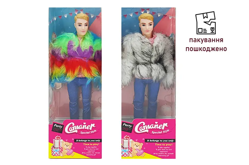 OUTLET Лялька Кен в коробці, 2види KQ156B р.33*12*5,5см купити