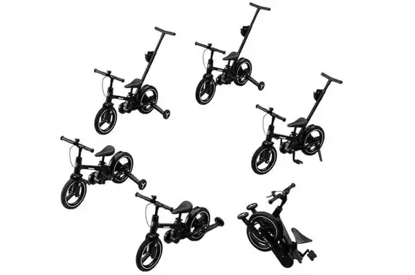 Велосипед трансформер Strider black 6in1 Maraton купити недорого в Україні, фото 3