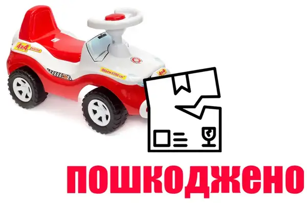 OUTLET Толокар Джипік червоний 105 ORION купити