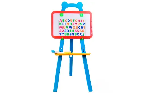 Дошка двостороння PL-0703 URE магніт -укр.-англ.букви, з крейдою, в коробці 52*32*7 см купити