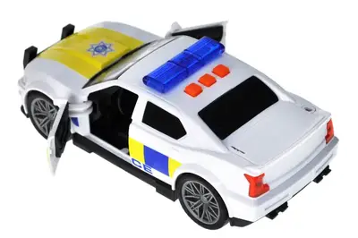 Машина поліція RJ9821C інерційна, озвучена, зі світлом, в коробці р.22x10x11,8 см YG Toys купити