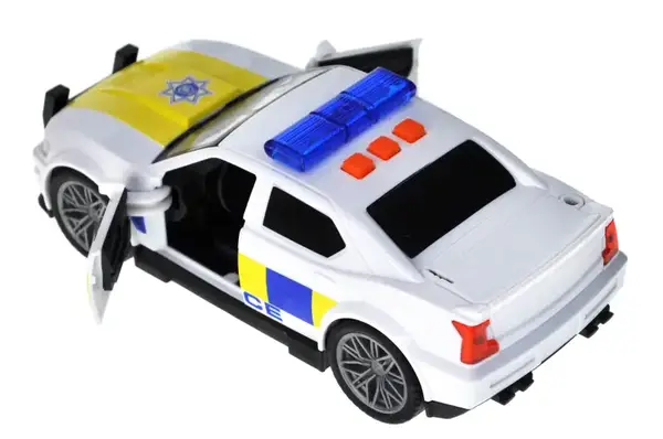 Машина поліція RJ9821C інерційна, озвучена, зі світлом, в коробці р.22x10x11,8 см YG Toys купити недорого в Україні, фото 3