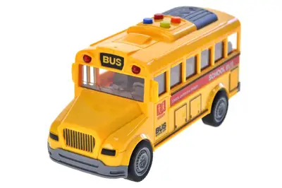 Автобус JS201J інерційний, озвучений, зі світлом, в дисплеї 6 шт. р.40x24x10 см YG Toys купити
