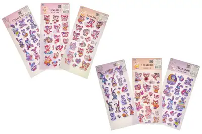 Наліпки дитячі 762862ML "Лінабелл" р.10x22 см Malevaro купити
