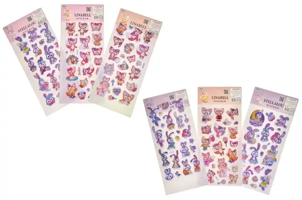 Наліпки дитячі 762862ML "Лінабелл" р.10x22 см Malevaro купити