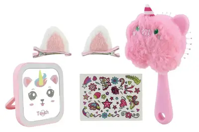 Аксесуари для дівчат T071 гребінець, дзеркало, аксесуари коробка р.30x5x20 см купити