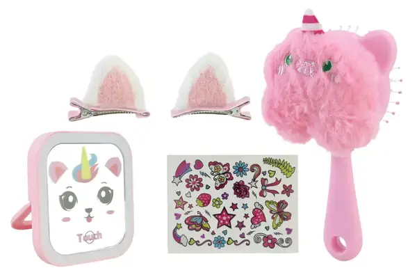 Аксесуари для дівчат T071 гребінець, дзеркало, аксесуари коробка р.30x5x20 см купити недорого в Україні, фото 2