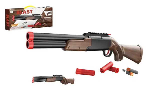 Гвинтівка 9959-1 на поролонових патронах, в коробці р.42x22x6 см YG Toys купити