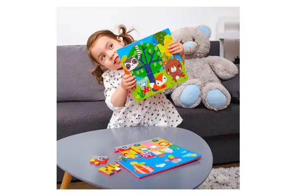 Пазли фомові "Fisher-Price. Лісові мешканці" VT1109-02 VladiToys купити недорого в Україні, фото 3