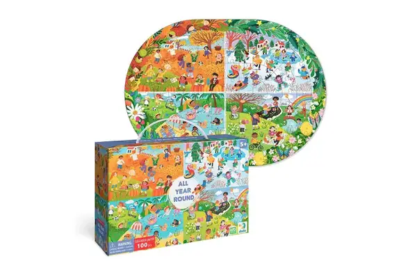 Пазли - 100 елм. - "Увесь рік" 300607 DoDo купити недорого в Україні, фото 6