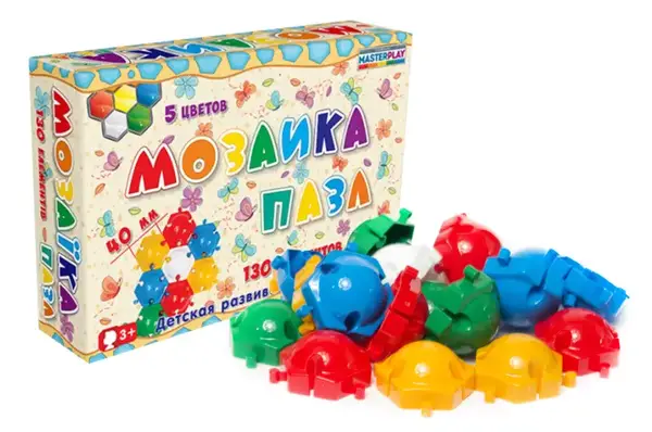 Мозаїка-пазли №5 (Ø40мм - 130 елементів) 1-146 Colorplast купити