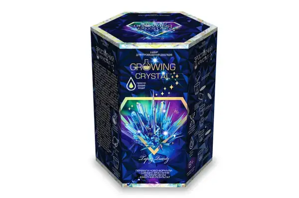 Набір для дослідів GRK-01-01U,02U,03U..08U "GROWING CRYSTAL" в коробці DANKO купити недорого в Україні, фото 9