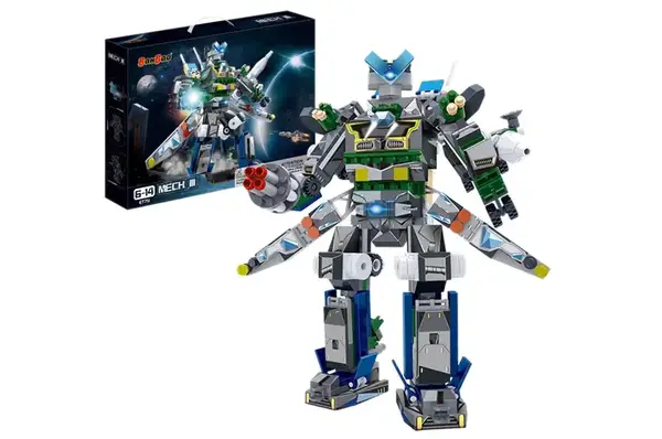 Конструктор-трансформер "Mech 3" Воїн (618 елм.) ET711 / BanBao купити